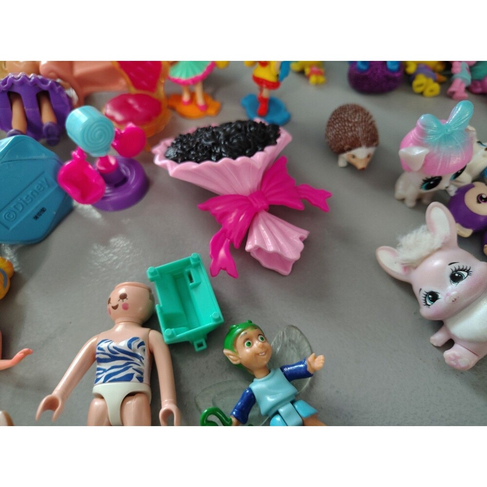 Huge 60+pc Random Girl Toys Toy Figure Lot Disney, Trolls, MLPony, Animals Dogs - Picture 6 of 11